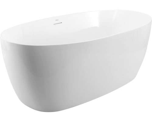 Акриловая ванна BelBagno BB414 170x80 см, отдельностоящая, овальная, со сливом-переливом, с донным клапаном