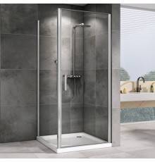 Душевой уголок Abber Sonnenstrand AG04060-S80 80x60, профиль хром, стекло прозрачное