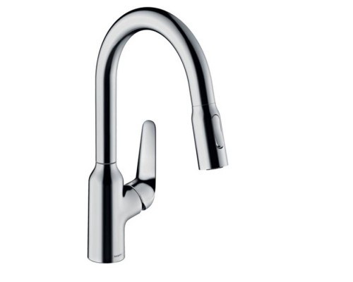 Hansgrohe Focus Смеситель для кухни, однорычажный, на 1 отв., цвет: хром. 71801000 Hansgrohe Focus Смеситель для кухни, однорычажный, на 1 отв., цвет: хром. 71801000