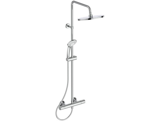 Ideal Standard Ceratherm T25 Душевая система с термостатическим смесителем, верхним душем Oslash;25см., держателем, лейкой для душа и шлангом 150см., цвет: хром. A7627AA