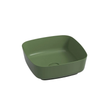 Накладная раковина ARROW AP41024B-OL 40 с донным клапаном, оливковая