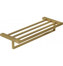 Полотенцедержатель Kludi Vela C 31989N0, 60 см, с полкой, брашированное золото