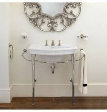 DevonDevon New Etoile Консоль 98х52.5см, с раковиной на 3 отв, напольная, цвет: хром/белая. IBLG3FNET,  DENEWETOILECR