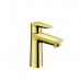 Hansgrohe Talis E Смеситель для раковины 110, на 1 отв, с донным клапаном, излив 112мм, цвет: золото. 71710990