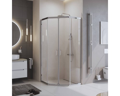 Душевой уголок BelBagno Uno -195 P 2 100 C Cr