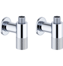 Комплект запорных вентилей Wellsee Drainage System 182146001 угловых, хром