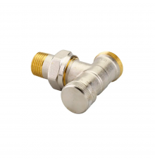 Клапан запорный Danfoss RLV 15 угловой с возможностью дренажа, наружная резьба 003L0363