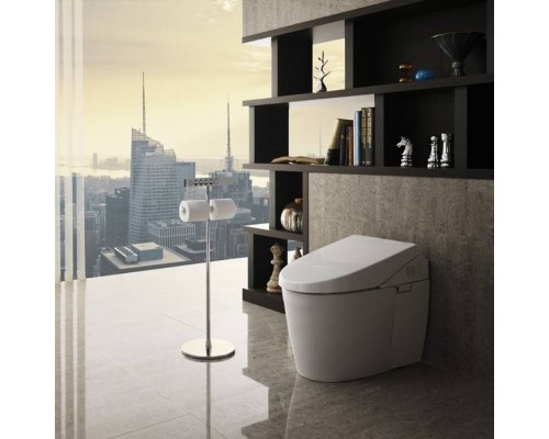 TOTO Neorest Стойка для пульта управления с 2 держателями для туалетной бумаги, 84.5см, напольная, цвет: хром. YH63SDT1