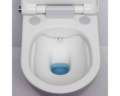 Laufen Cleanet Riva Унитаз-биде подвесной 60х39.5х40.5см, безободковый, пульт управления, с сиденьем, покрытие LCC, цвет: черный глянцевый. 8.2069.1.020.000.1 Laufen Cleanet Riva Унитаз-биде подвесной 60х39.5х40.5см, безободковый, пульт управления, с сиденьем, покрытие LCC, цвет: черный глянцевый. 8.2069.1.020.000.1