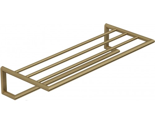 Полотенцедержатель Kludi Vela R 58989N0 60 см, с полкой, брашированное золото