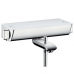 Hansgrohe Ecostat Select Термостат настенный для ванны на 2 источника, с изливом 216мм, с полочкой из безопасного стекла, цвет: белый/хром. 13141400