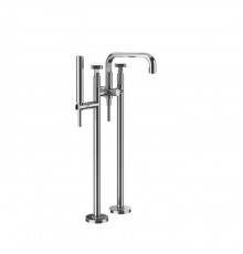 Gessi Inciso Напольный смеситель для ванны с ручным душем), цвет: хром. 58129#031