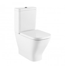 Roca The Gap Square Унитаз моноблок 36x60см, безободковый, универсальный выпуск, цвет: белый. 7.3427.3.700.H,  7.3417.3.000.0