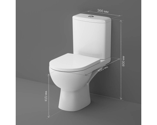 C85C8600SC Унитаз-компакт FlashClean с сиденьем микролифт C85C8600SC Унитаз-компакт FlashClean с сиденьем микролифт