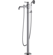 Напольный смеситель для ванны с душем AQUATEK Классик AQ1545CR с внутренней частью, хром