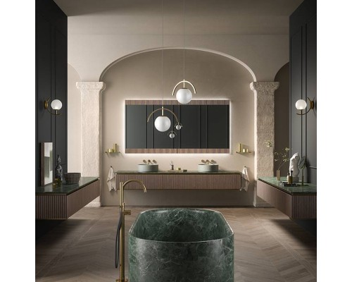 Oasis Naos Композиция №8 Комплект мебели 245х56xh32см, подвесной, мраморный топ verde alp, цвет: золото матовое/орех трубчатый. 0NAOA4D005, 0NAOE10001, 0NAOE10002, 0TDRMR5701+0VSCSPR00000001, 0LVBSPR00000013 Oasis Naos Композиция №8 Комплект мебели 245х56xh32см, подвесной, мраморный топ verde alp, цвет: золото матовое/орех трубчатый. 0NAOA4D005, 0NAOE10001, 0NAOE10002, 0TDRMR5701+0VSCSPR00000001, 0LVBSPR00000013
