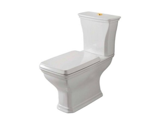 Artceram Civitas Унитаз моноблок 36x54 см, слив универсальный, цвет: белый, фурнитура золото. HEA010 73, CIC009 01 00, CIV004 01 00 Artceram Civitas Унитаз моноблок 36x54 см, слив универсальный, цвет: белый, фурнитура золото. HEA010 73, CIC009 01 00, CIV004 01 00