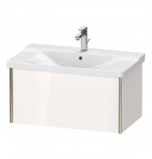 Duravit XViu Тумба подвесная 81x46.9x40.5см, с раковиной, 1 ящик, цвет: белый глянцевый/champagne matt. 2332850000,  XV40160B122