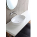 Azzurra Elegance Circle Раковина накладная, 60x40xH14 см, без отв., без перелива, цвет: Bianco lucido. ELLA060400C0BI/(ECI60 bi*0)