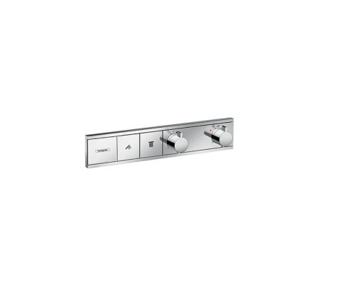 Hansgrohe RainSelect Термостат для душа, 2 источника, внешняя часть, цвет: хром. 15380000 Hansgrohe RainSelect Термостат для душа, 2 источника, внешняя часть, цвет: хром. 15380000