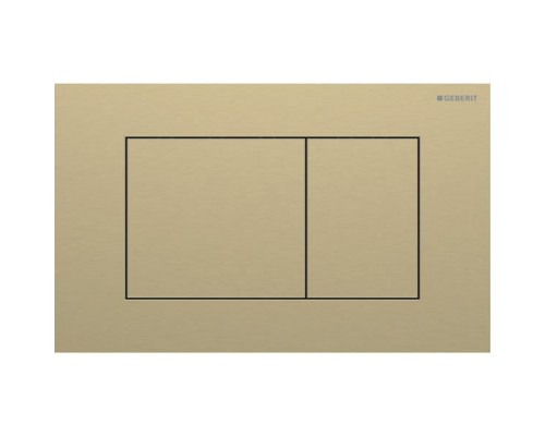 Geberit Sigma40 Клавиша для двойного смыва, квадратная: Латунь. 115.629.QF.1