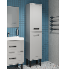 Шкаф-пенал для ванной STWORKI Хадстен 40 напольный, серый