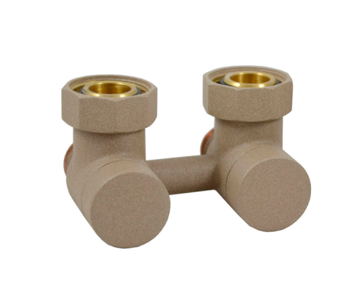 Эксклюзивный узел подключения Schlosser 50мм Угловой, Ral 601000017.Ral
