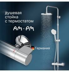 Душевая стойка AM.PM X-Joy F0785A400 хром, с термостатом