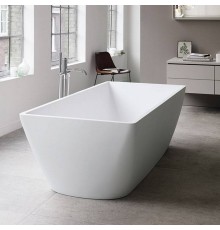 Duravit DuraSquare Ванна 185x85x61см, отдельностоящая с панелью и ножками, со спец слив-переливом, цвет: белый. 700430000000000