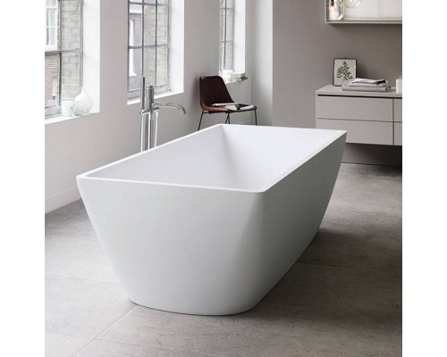 Duravit DuraSquare Ванна 185x85x61см, отдельностоящая с панелью и ножками, со спец слив-переливом, цвет: белый. 700430000000000