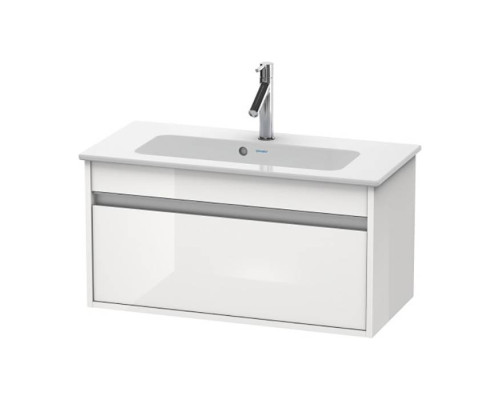 Duravit Ketho Тумба подвесная, 80x38.5х41, с раковиной, 1 выдв. ящик, цвет: белый глянцевый. KT642302222,  2342830000