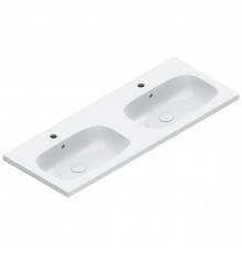 Catalano Alvea Раковина 120x46 двойная, с 2 отв., цвет: белый глянцевый . 0621222001