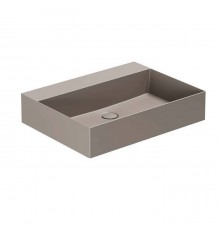 Azzurra Elegance Squared Раковина подвесная/накладная, 60x45xH12,5 см, без отв., цвет: Tortora. ELLP060450Q0TO*0