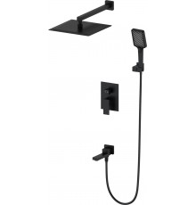 Душевой комплект Wonzon   Woghand WW-88939016-MB, С ВНУТРЕННЕЙ ЧАСТЬЮ, матовый черный