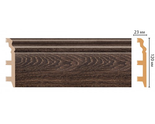 Плинтус напольный DECOMASTER D233-81 ШК/8 (120*23*2400мм) Плинтус напольный DECOMASTER D233-81 ШК/8 (120*23*2400мм)