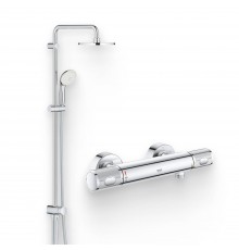 Душевой комплект Термостат Grohe Grohtherm 1000 Performance для душа + Стойка New Tempesta Rustic 26452001