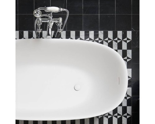 DevonDevon Dove Ванна отдельностоящая, 170.5х52,8х84.6 см, из White tec plus, на ножках, с донным клапаном, цвет: белый. DOVEFSG