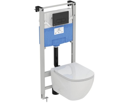 Ideal Standard Prosys Oleas M1 Механическая панель смыва, двойной смыв, цвет: черный матовый. R0115A6 Ideal Standard Prosys Oleas M1 Механическая панель смыва, двойной смыв, цвет: черный матовый. R0115A6