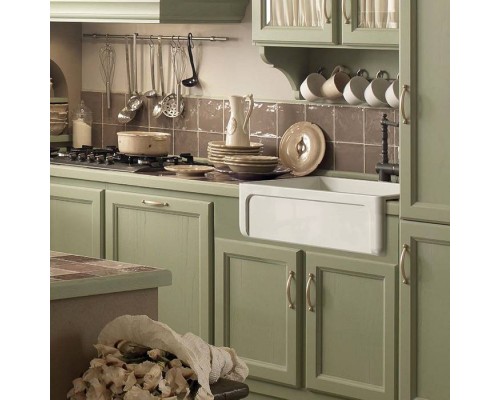 Kerasan Hannah Yorkshire Раковина 68.6x47x25.4 см, без отв., кухонная, цвет: белый. 542001 Kerasan Hannah Yorkshire Раковина 68.6x47x25.4 см, без отв., кухонная, цвет: белый. 542001