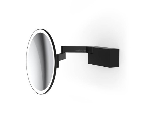 Decor Walther Vision R Косметическое зеркало, цвет: черный матовый. 0123160