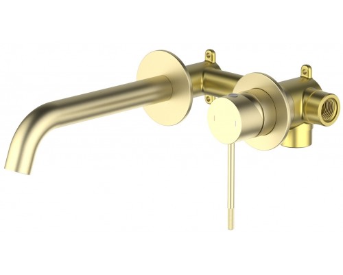 Timo 2372/17SM Saona Смеситель для раковины 180 мм, настен., на 2 отв., Комплект, золото матовое 2372/17SM