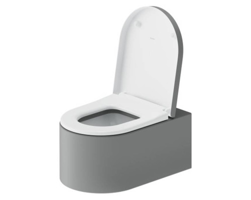 Duravit Millio Унитаз подвесной, 37х57см.,  декор Smooth, крепление в компл., цвет: светло-серый матовый. 250409FD