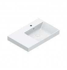 Catalano Zero Раковина 75x50см чаша справа, с 1 отв., цвет: белый глянцевый. 0120781001