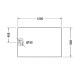 Duravit Stonetto Поддон композитный прямоугольный 120x80х5см, d9см, цвет Антрацит. 720148680000000,  790170000000000