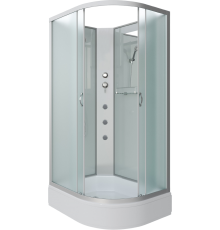 Душевая кабина Niagara Classic NG-33984-14LBKG 90х80 см, без крыши, с гидромассажем
