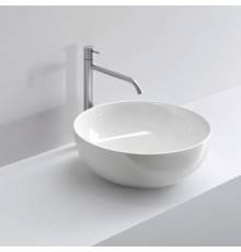 NOORTH milldue edition Раковина 45х15 см, без отв., накладная, цвет: белый. 8906*0 Bianco lucido