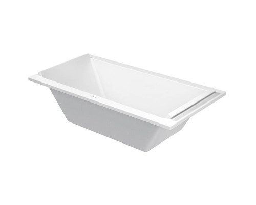 Duravit STARCK Ванна акриловая  прямоугольный вариант 180х90см, встраиваемая или с панелями , с 2 наклонами  для спины ,  цвет белыйми , с 2 наклонами  для спины,  цвет: белый. 790100000000000,  700339000000000
