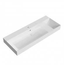 Kerama Marazzi Grande Раковина подвесная 119.5х18см., с 1 отв., цвет: белый глянцевая. GR.wb.120