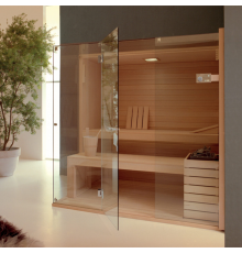Effegibi Sky Corner 60 Сауна 200x150x201см, угловая SX, цвет: канадский хемлок. SA 55 40 0021