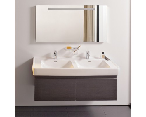 Laufen Pro S Раковина двойная 130x48х11.5см , с 1 отв., на каждую раковину, цвет: белый глянцевый. 8.1496.7.000.104.1 Laufen Pro S Раковина двойная 130x48х11.5см , с 1 отв., на каждую раковину, цвет: белый глянцевый. 8.1496.7.000.104.1